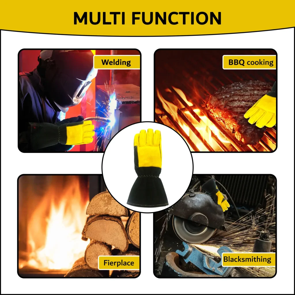Real world examples of EN 407 contact heat levels in different industries