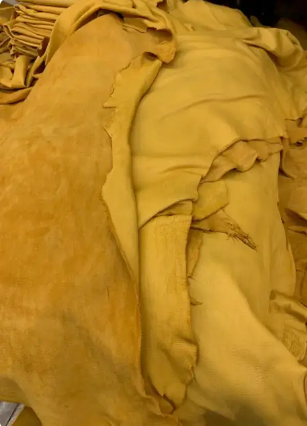 Elk hide leather used in professional welding gloves for durability comfort and heavy-duty industrial welding